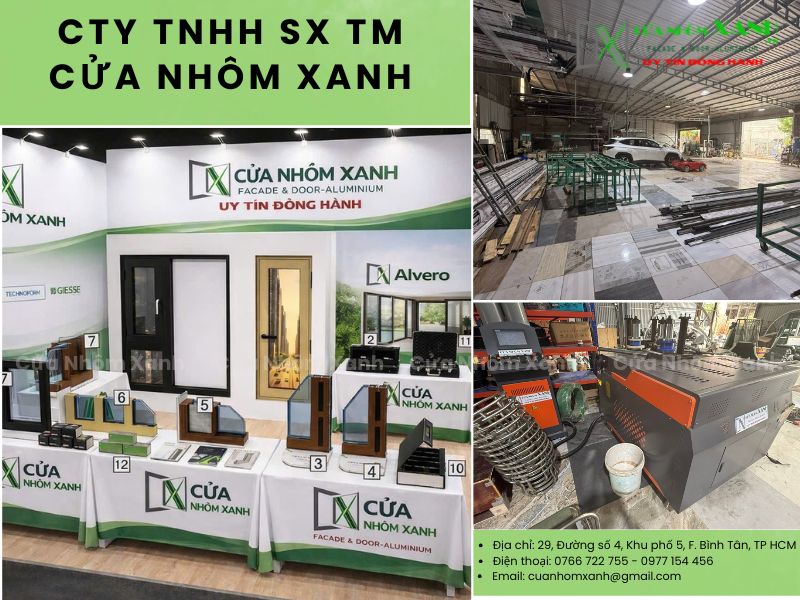 CTY TNHH SX TM CỬA NHÔM XANH CTY TNHH SX TM CỬA NHÔM XANH
