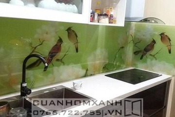 Kính sơn ốp bếp trang trí - album 12