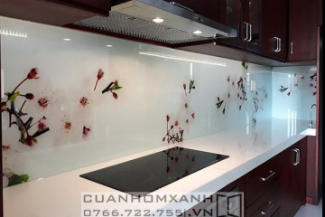 Kính sơn ốp bếp trang trí - album 10