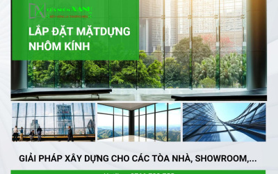 LẮP ĐẶT MẶT DỰNG NHÔM KÍNH 