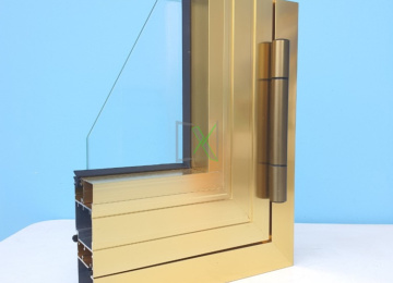 Cửa Nhôm xi mạ Vàng Gold Titan