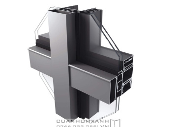 Mặt dựng nhôm kính hệ SEMI