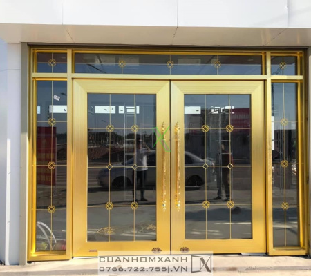 Cửa Nhôm xi mạ Vàng Gold Titan - ảnh 7