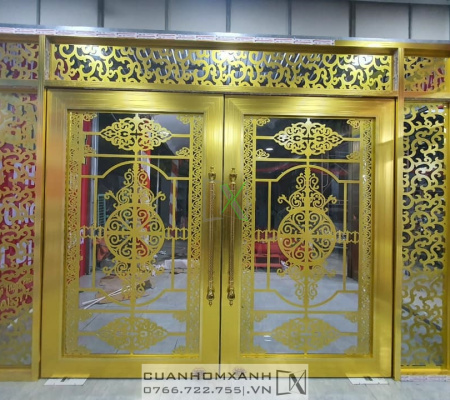 Cửa Nhôm xi mạ Vàng Gold Titan - ảnh 6