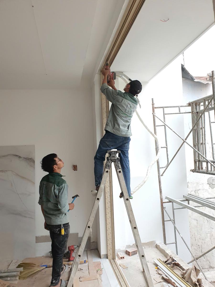 Công trình nhà phố Hồ Văn Huê, Phú Nhuận, HCM