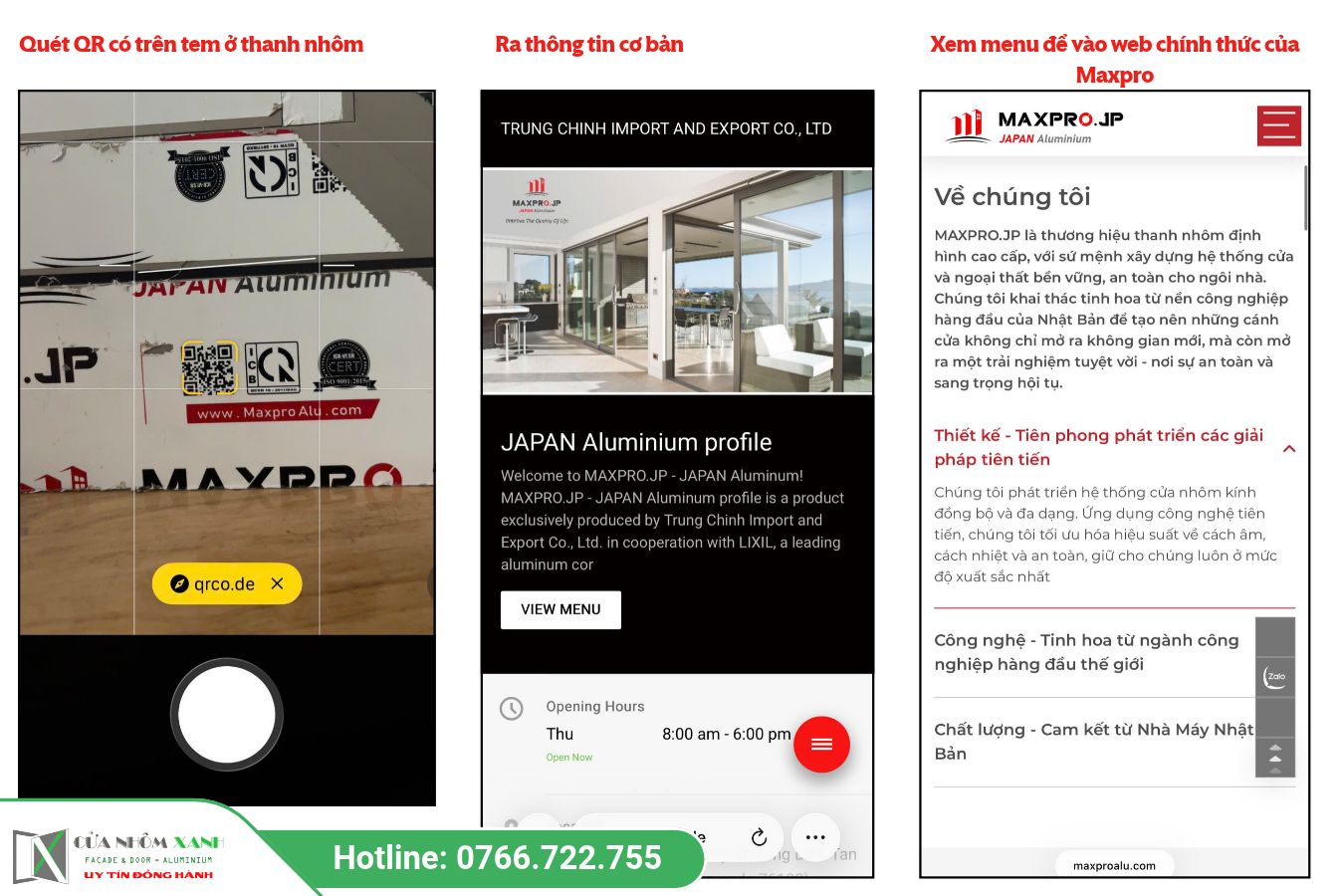 Các Bước Kiếm Tra Maxpro Qua Mã Qr