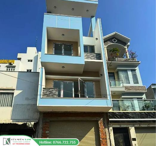 Công Trình Nhà Phố Cô Mai, Chú Chiếm, Quận Bình Tân (1)