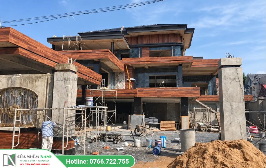 Công trình biệt phủ anh Hải, chị Hằng tại TP. Biên Hòa
