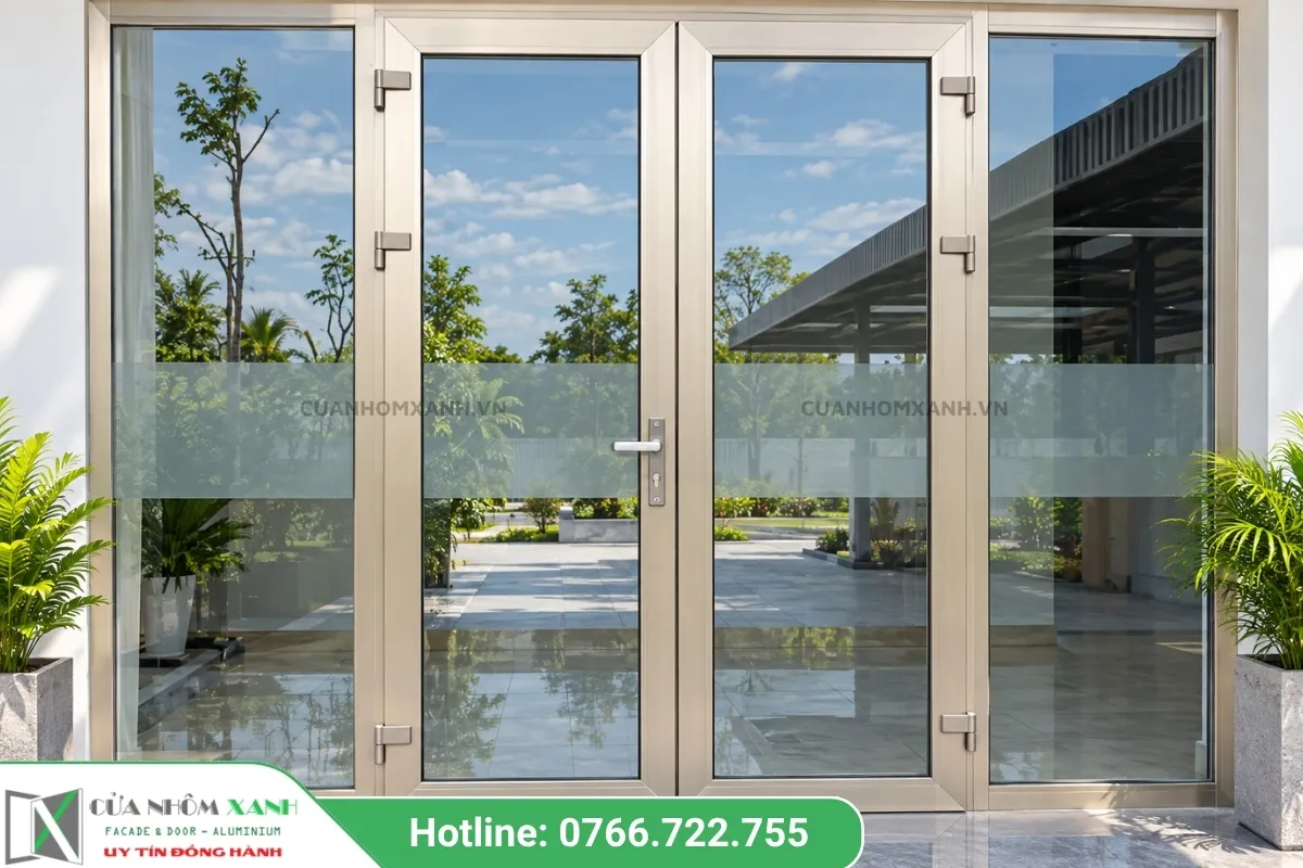 Mẫu Cửa Đi Mở Quay Hondalex Nan Đồng Cao Cấp
