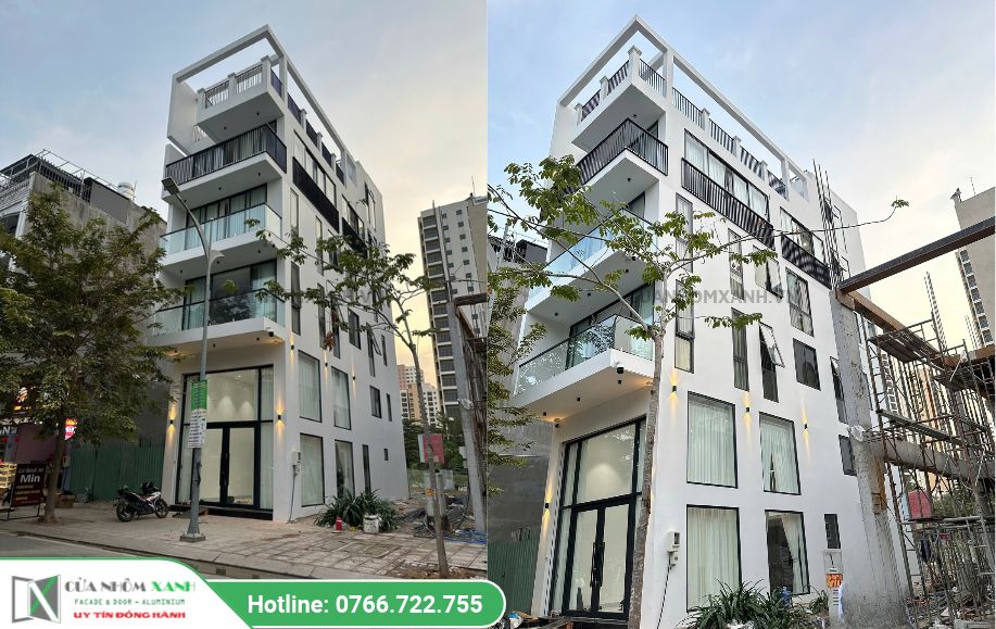 Nhà phố hiện đại anh Hòa, chị Thư, phường Bình Khánh, TP. Thủ Đức