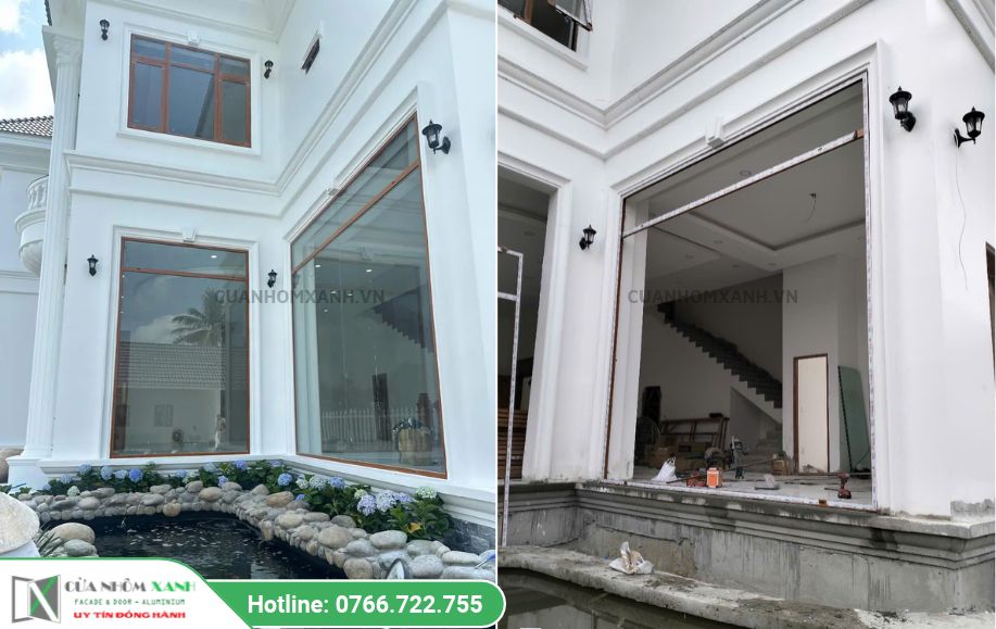Trước Và Sau Khi Hoàn Thiện 1 Góc Của Căn Nhà Biệt Thự Vĩnh Long