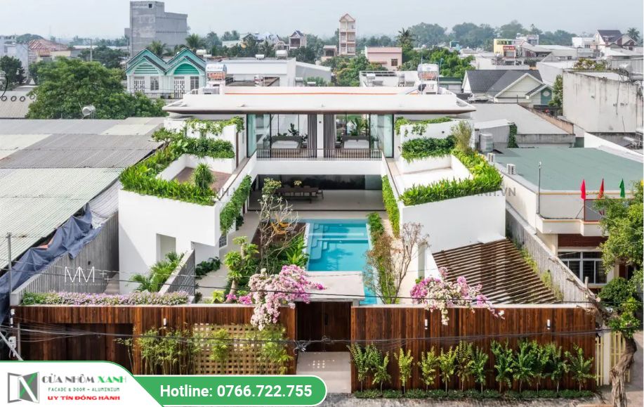 Công trình Villa An Giang tại KĐT Sao Mai, Châu Phú