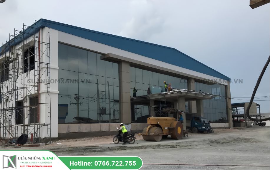 Các công trình mặt dựng nhôm kính hệ Stick