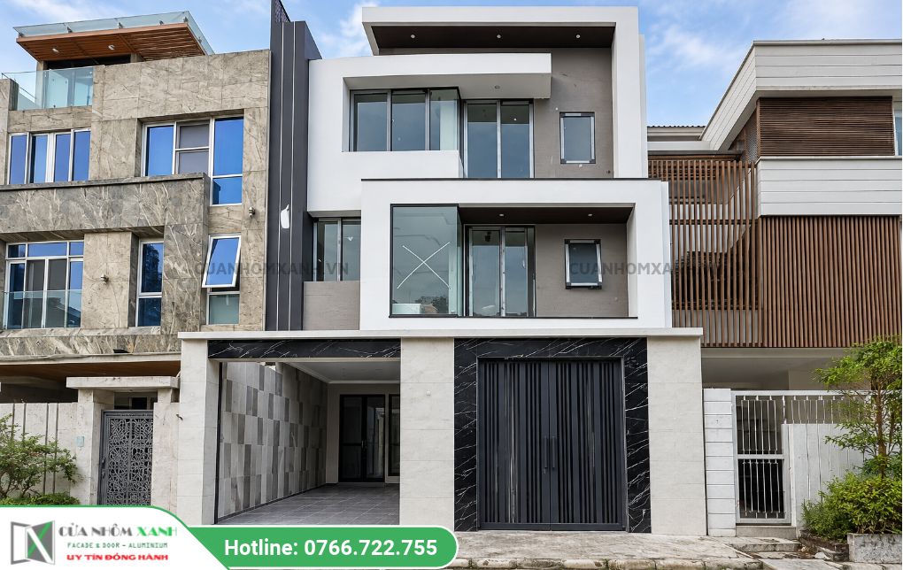 Công trình nhà phố hiện đại KDT Phú Mỹ Hưng Q7 Hồ Chí Minh 