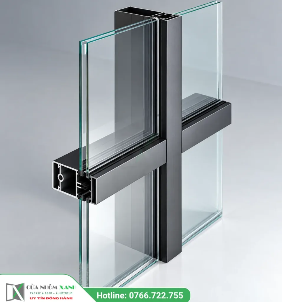 Mặt dựng nhôm Civro hệ ACW120