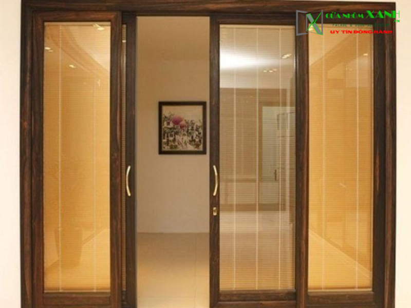 mẫu cửa nhôm xingfa 4 cánh
