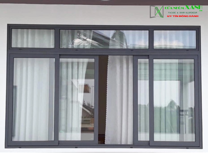 mẫu cửa nhôm xingfa 4 cánh