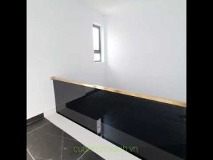 Lan Can CẦu Thang KÍnh Tay VỊn Inox MẠ VÀng