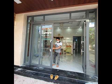 Cửa Nhôm Trượt Quay Màu Xám Xingfa