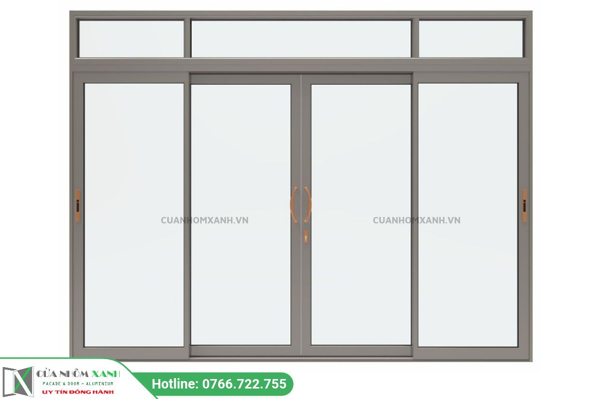 Cửa Lùa Maxpro Hệ 115 4 Cánh