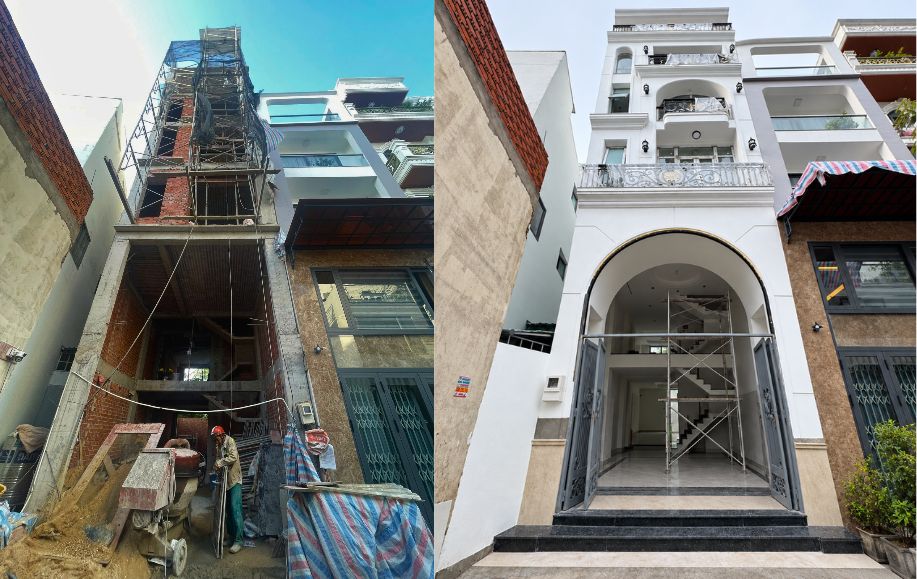 Công Trình Nhà Phố Bình Tân Của Anh Hải, Chị Hằng