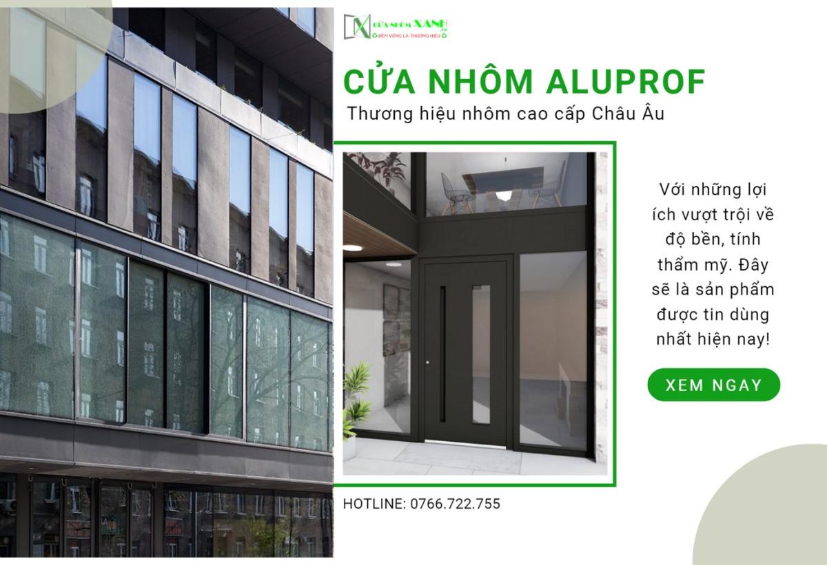 Cửa nhôm Aluprof thương hiệu nhôm cao cấp