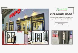 Banner giới thiệu cửa nhôm Hopo