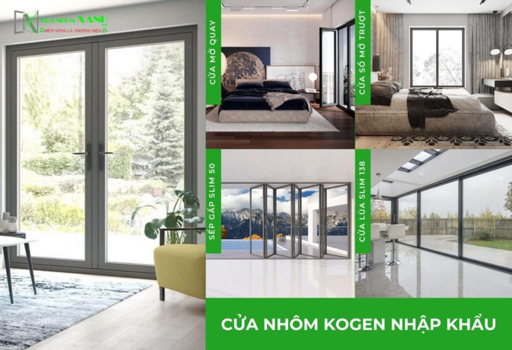 Banner cửa nhôm Kogen nhập khẩu