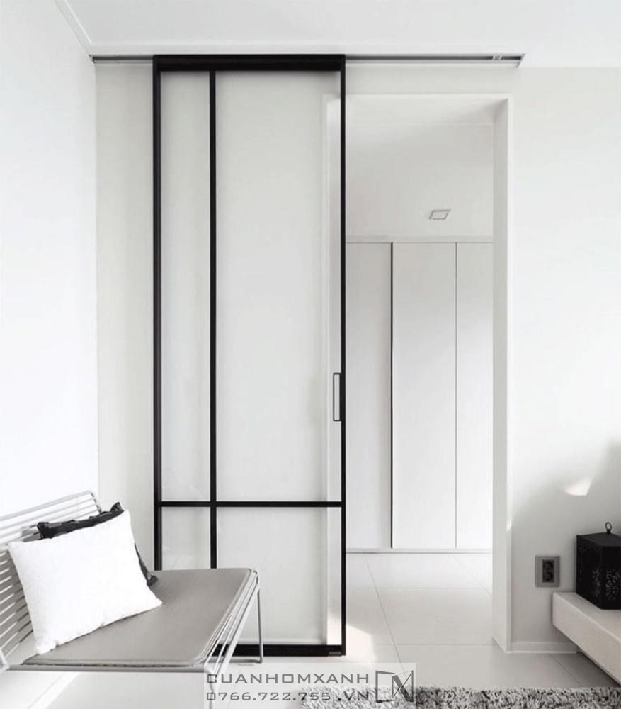Cửa Nhôm Slim Lùa Giảm Chấn