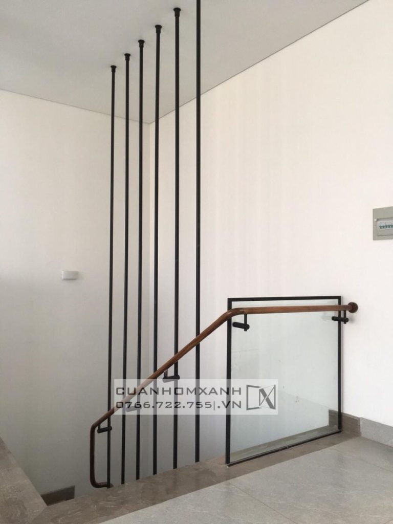 Lan can song inox xi mạ PVD