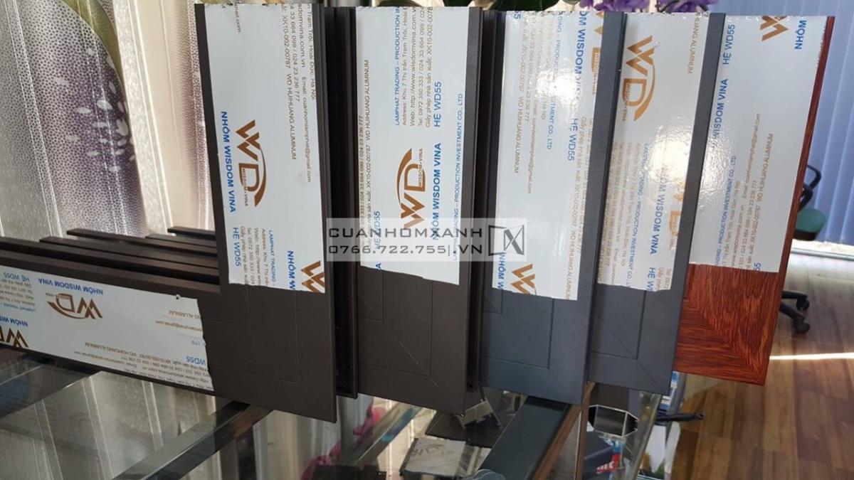 Màu sắc cửa nhôm Wisdom Màu sắc cửa nhôm Wisdom