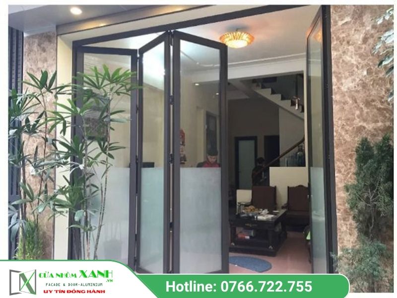 Mẫu cửa xếp trượt nhôm Xingfa hệ 63 mở rộng không gian tối đa Mẫu cửa xếp trượt nhôm Xingfa hệ 63 mở rộng không gian tối đa